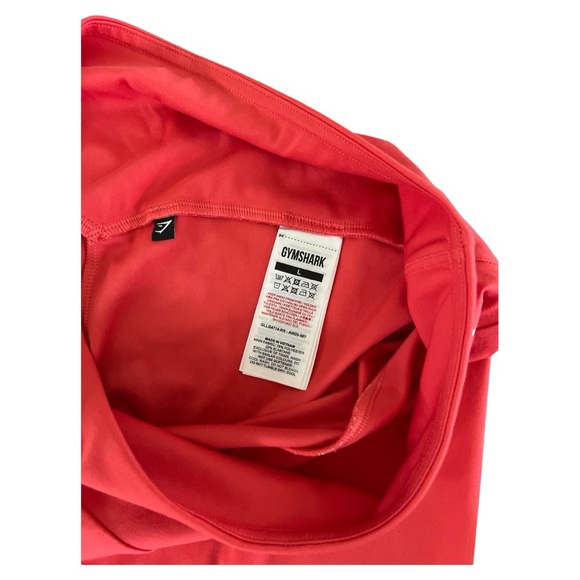 NWOT GYMSHARK women’s training leggings coral size Large - Picture 3 of 5